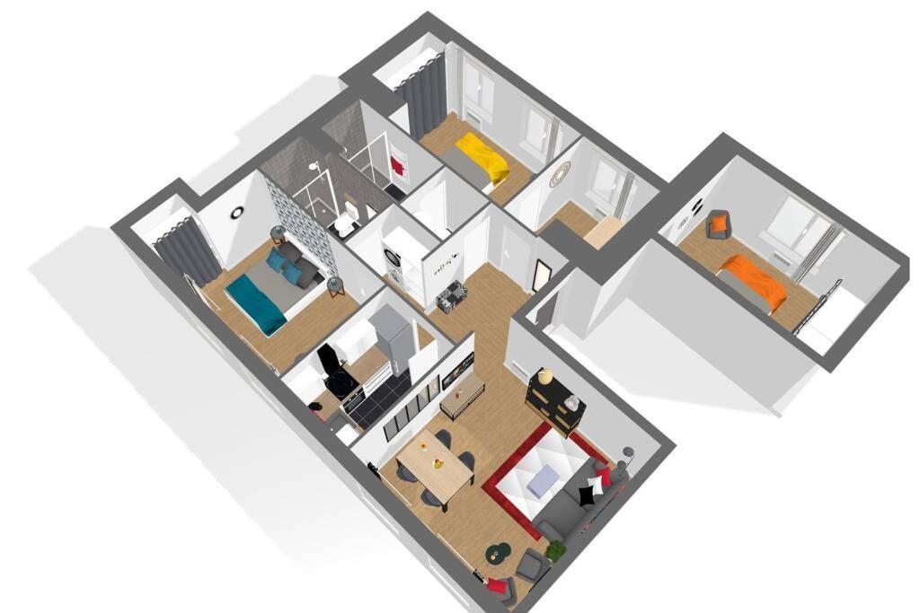 Apartament Le Refuge By Easyescale Romilly-sur-Seine Zewnętrze zdjęcie